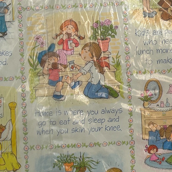 Vintage Hallmark Mothers Day Gift Wrap Ensemble Bow Card Wrapping Paper Sheets - Picture 7 of 12